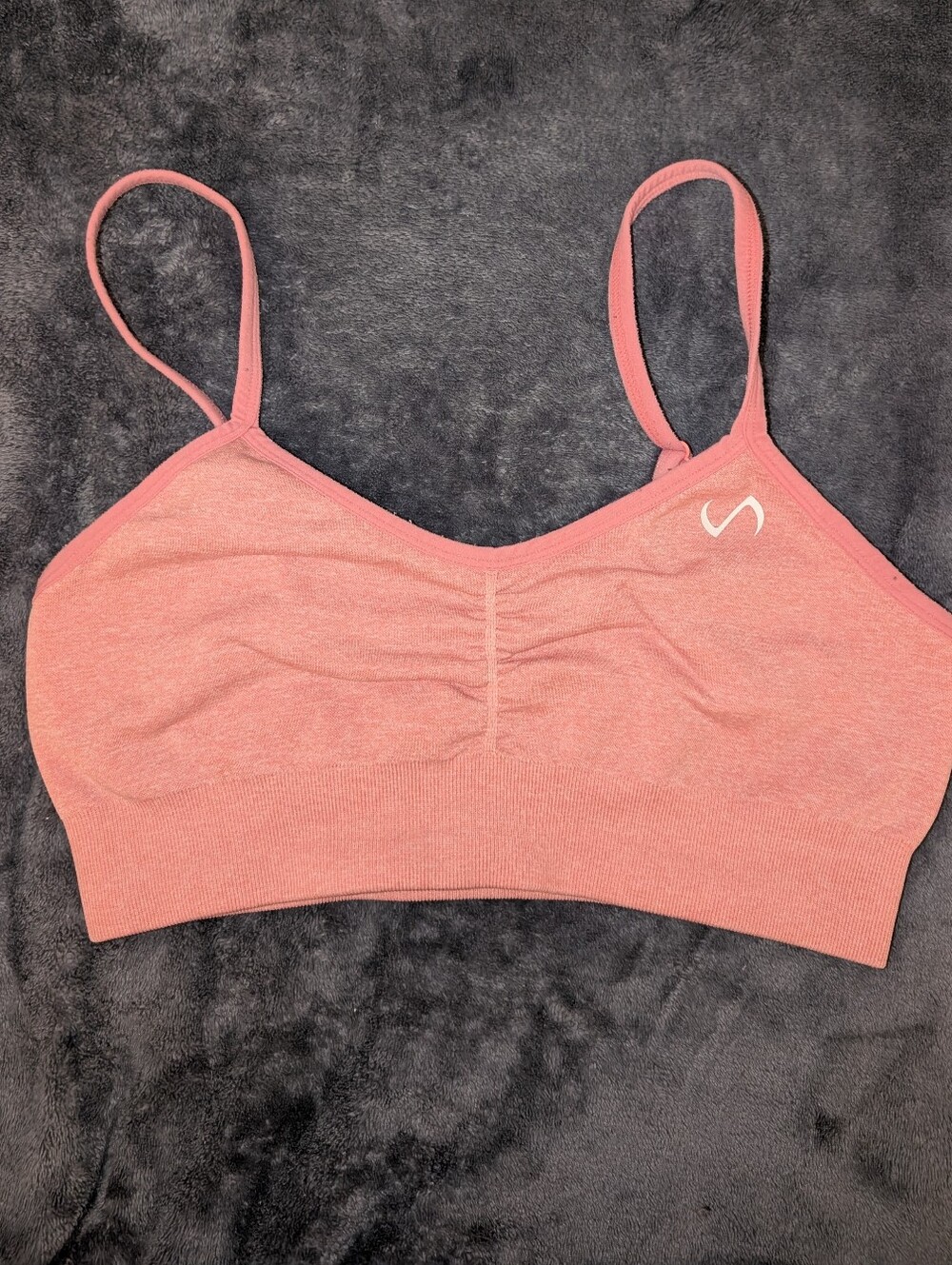 Gymshark Ruched Strappy Sports Bra